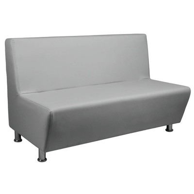 Диван офисный «Рон», экокожа, цвет серый