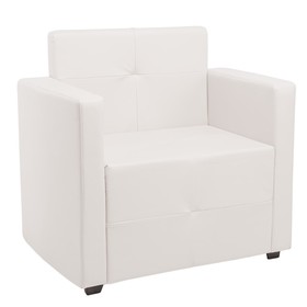 Кресло "Ситено", белый экокожа