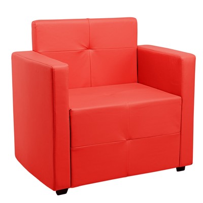 Кресло "Ситено", красный экокожа