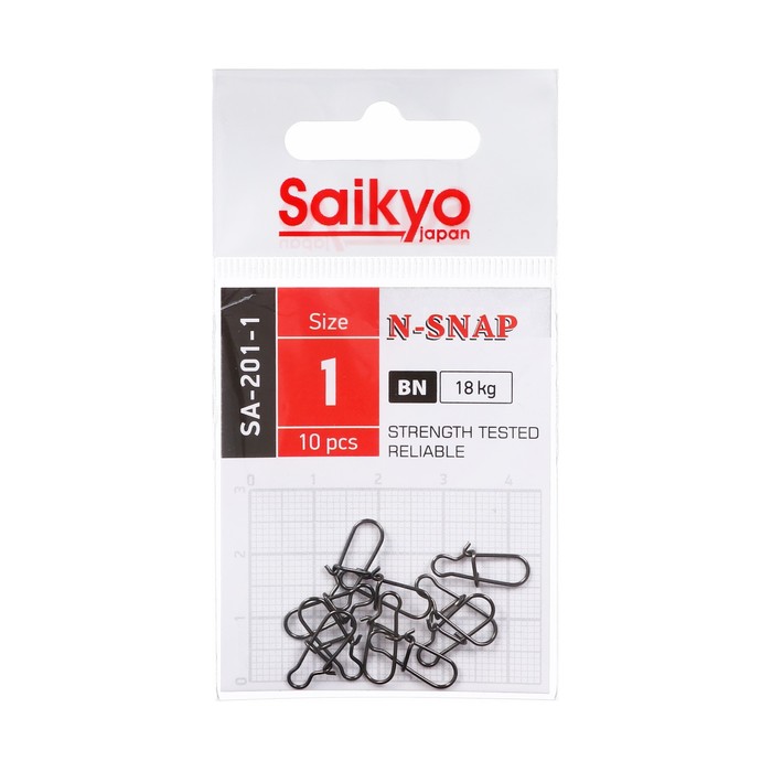 

Застежка Saikyo SA-201-1, 10 шт