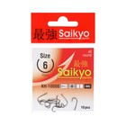 Крючки Saikyo KH-10006 Sode Ring BN № 6, 10 шт - фото 319969457