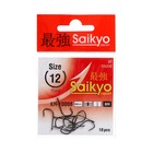 Крючки Saikyo KH-10006 Sode Ring BN № 12, 10 шт - фото 1205685
