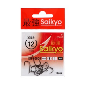 Крючки Saikyo KH-10006 Sode Ring BN № 12, 10шт