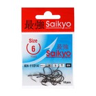 Крючки Saikyo KH-11014 Bait Holder BN № 6, 10 шт - Фото 1