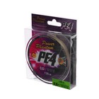 Шнур Power Phantom PE4, 135 м, зеленый № 0.6, диаметр 0.12 мм, тест 5.9 кг - фото 22876745