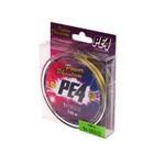 Шнур Power Phantom PE4, 135 м, зеленый № 1, диаметр 0.16 мм, тест 7.7 кг - фото 22898986