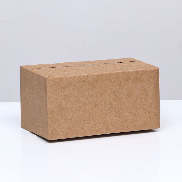 Коробка складная, бурая, 20 х 11,2 х 10 см - Фото 1