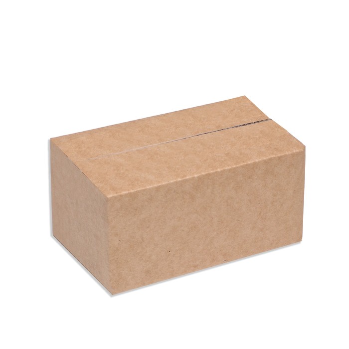 Коробка складная, бурая, 20 х 10 х 10 см