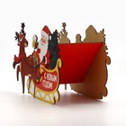 Органайзер для бутылок "Дед мороз в санях" - фото 7671779