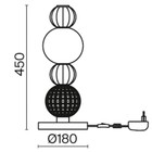 Светильник настольный Maytoni MOD301TL-L18G3K, LED, 18Вт, 18х18х45 см, 950Лм, цвет золото - Фото 2