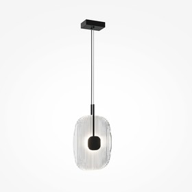 Светильник подвесной Maytoni MOD152PL-L1BK, 1хLED, 6Вт, 24х5 см, 500Лм, цвет чёрный