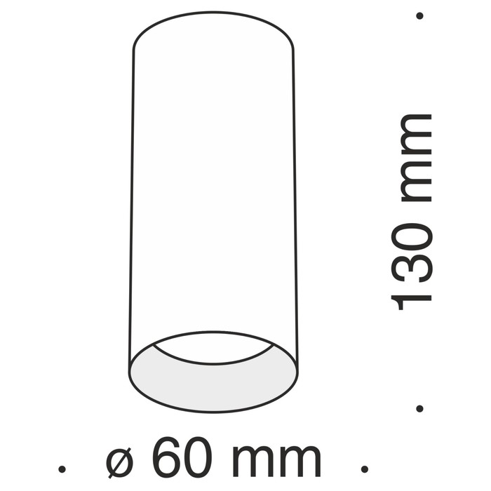 Светильник потолочный Technical C010CL-01B, 1хGU10, 10Вт, 6х6х13 см, цвет чёрный - фото 1899037767