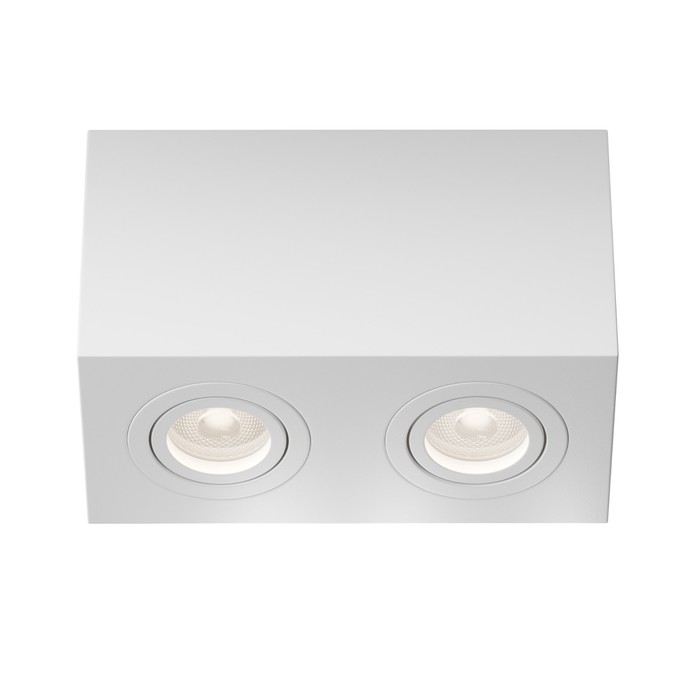 Светильник потолочный Technical C017CL-02W, 2хGU10, 50Вт, 20х10х11,5 см, цвет белый
