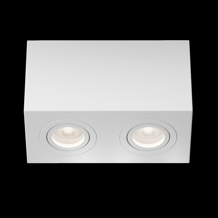 Светильник потолочный Technical C017CL-02W, 2хGU10, 50Вт, 20х10х11,5 см, цвет белый - фото 1899037895