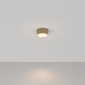 Светильник потолочный Technical C032CL-L12MG3K, LED, 12Вт, 12х12х5,8 см, 600Лм, цвет матовое золото