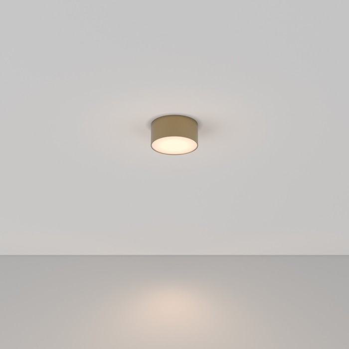 Светильник потолочный Technical C032CL-L12MG3K, LED, 12Вт, 12х12х5,8 см, 600Лм, цвет матовое золото