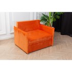 Диван-кровать «Марсель», механизм выкатной, велюр, цвет оранжевый - Фото 2