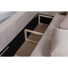 Диван-кровать «Токио», механизм еврокнижка, велюр, цвет бежевый - Фото 3