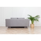 Диван - кровать раскладной «Токио», с ящиком для белья, механизм еврокнижка, спальное место 1350×1870 мм, велюр, цвет серый - Фото 12