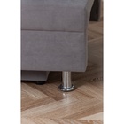 Диван - кровать раскладной «Токио», с ящиком для белья, механизм еврокнижка, спальное место 1350×1870 мм, велюр, цвет серый - Фото 13