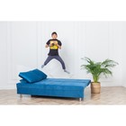 Диван-кровать «Токио», механизм еврокнижка, велюр, цвет синий - Фото 2