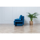 Диван - кровать раскладной «Токио», с ящиком для белья, механизм еврокнижка, спальное место 1350×1870 мм, велюр, цвет синий - Фото 11