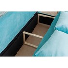 Диван-кровать «Токио», механизм еврокнижка, велюр, цвет бирюзовый - Фото 3