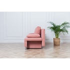 Диван - кровать раскладной «Токио», с ящиком для белья, механизм еврокнижка, спальное место 1350×1870 мм, велюр, цвет пыльная роза - Фото 11