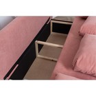 Диван-кровать «Токио», механизм еврокнижка, велюр, цвет пыльная роза - Фото 3