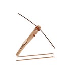 Арбалет деревянный, с двумя стрелами на присосках - Фото 3