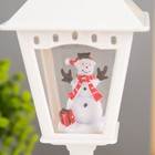Ночник "Новогодний фонарь" LED RGB от батареек 3хААА МИКС 8х8х22 см RISALUX 9614922 - фото 14124463