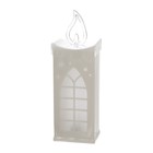 Ночник "Снежный домик" LED от батареек 3хLR1130 белый 5х4х16 см RISALUX - фото 22732363