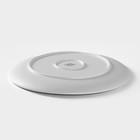 Тарелка фарфоровая Magistro Line, d=26,5 см, цвет белый - Фото 3