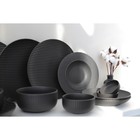 Тарелка для пасты Magistro Line, 250 мл, d=21.2 см, фарфор, чёрная - Фото 6