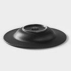 Тарелка фарфоровая для пасты Magistro Line, 250 мл, d=21,2 см, цвет чёрный - Фото 3