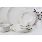 Тарелка для пасты Magistro Line, 250 мл, d=21.2 см, фарфор, белая - Фото 6