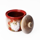 Сахарница керамическая «Дед Мороз», 550 мл - Фото 2