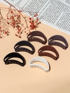 Крабик для волос «Фрида», дуга матовый, 6.5 см, МИКС (комплект 12 шт) - фото 51876822