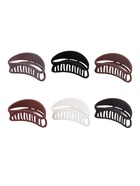 Крабик для волос «Фрида», дуга матовый, 6.5 см, МИКС (комплект 12 шт) - фото 51876823