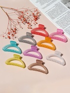 Крабик для волос «Фрида», дуга классика матовый, 9 см, МИКС (комплект 12 шт) - фото 52397721