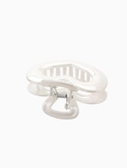 Крабик для волос «Лунара», сердце, 8 см, белый 9709360