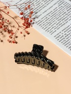 Крабик для волос «Глянец люкс», прямой полосы рельеф, 9.5 см, МИКС (комплект 12 шт) - фото 52587962