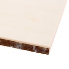 Доска деревянная для рисования и записей, 25 × 12 × 1 см, набор мелков + губка - фото 7604688