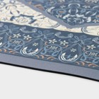 Коврик для дома Доляна «Кантри», 38×58 см, цвет синий - фото 7320860