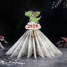 Салфетница деревянная Доляна «Дракончик в облаках», символ года 2024, 21×11×11 см, цвет дракончика микс - фото 11007431