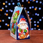 Подарочная новогодняя коробка "Домик дракоши" 12 х 8,5 х 17,5 см (комплект 5 шт) - фото 22794013
