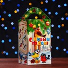 Подарочная коробка "Песни зимы" ,  Четырехгранка большая 10 х10 х18 см - Фото 1