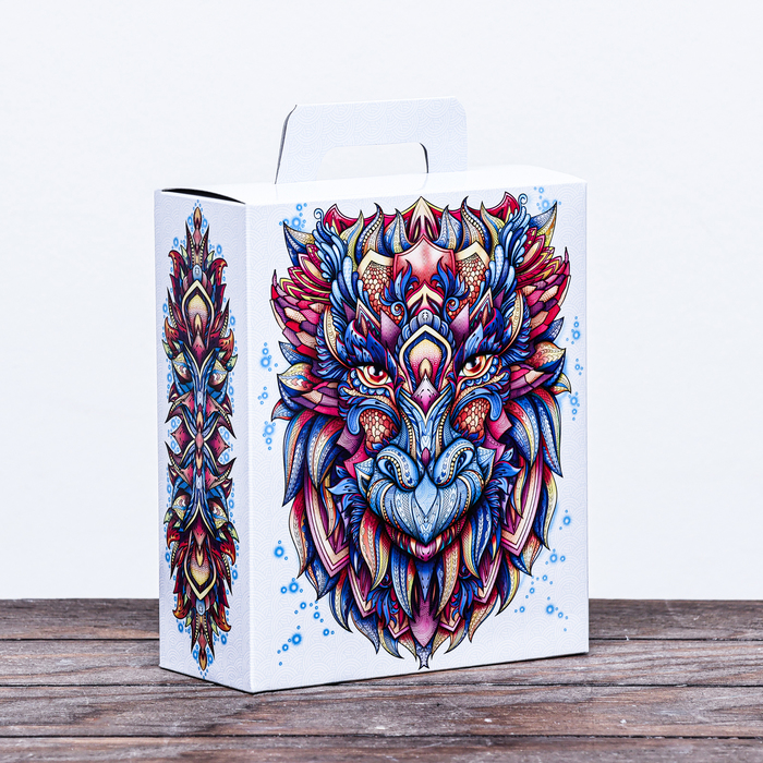 Подарочная коробка "Императорский дракон" , Презент 15,5 х 7 х 19 см - Фото 1