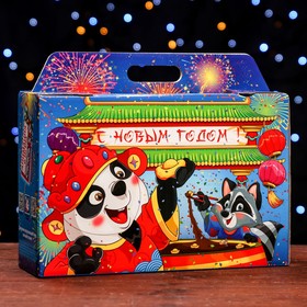 Подарочная коробка "Фестиваль" , Портфель широкий , 31 х 8,5 х 20,3 см
