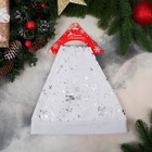 Колпак новогодний "Колокольчики и пожелание" 27х35 см, белый - фото 22713313